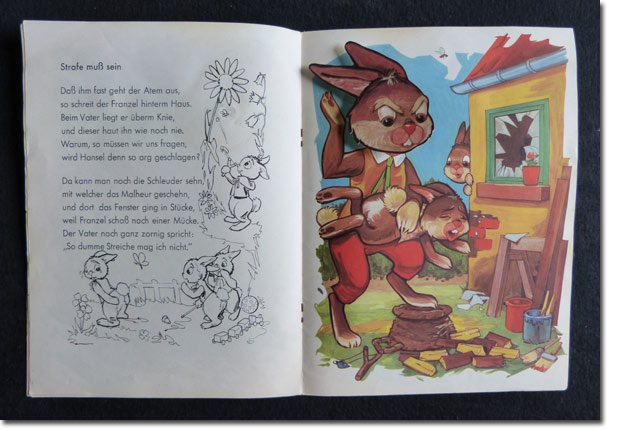 Wackelkopfbuch Das lustige Hasenbuch | Innenseite