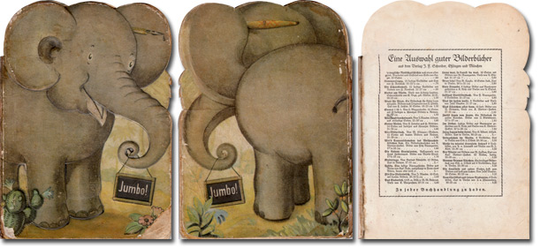 Jumbo - Eine lustige Elefantengeschichte, No. 191, sehr frühe Auflage