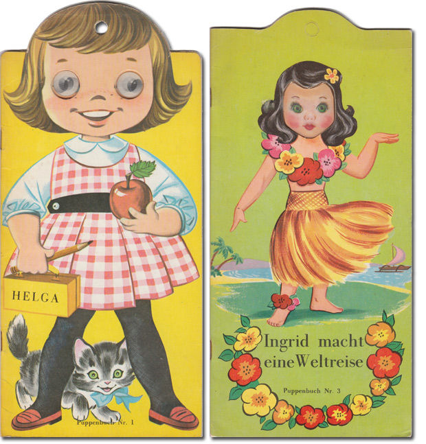 links: Nr. 1 - Helga | rechts Nr. 3 - Ingrid macht eine Weltreise